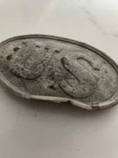 Original Civil War Union Cartridge Box Plate Relic Va Dug