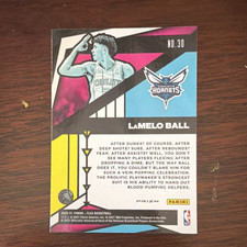 Panini 2020-21 Flux Appeal LaMelo Ball #30 Charlotte Hornets Basketball Card