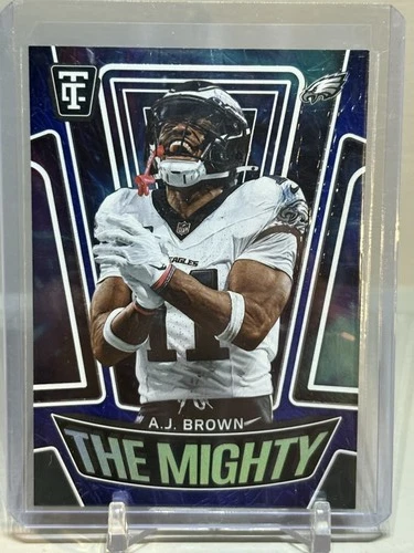 2024 Panini Totally Certified Football Mirror Blue A.J. Brown #1