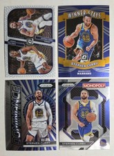 Basketball Stephen Curry Winner Stays, Dominance 4 Card Insert Lot - Warriors