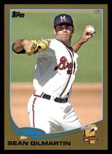 2013 Topps Pro Debut Gold #202 Sean Gilmartin Mississippi Braves #/50