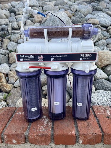 #118  LiquaGen 5 Stage 150 GPD RO/DI Aquarium Reef Water Filter System Saltwater