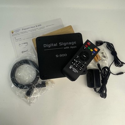 Popcorn Hour S-300 Digital Signage Player With Apps   Full HD / 256MB RAM