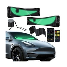 Devil Eyes Light for Cars 13.8''x3.9'' LED Eyes for Car Windshield Per