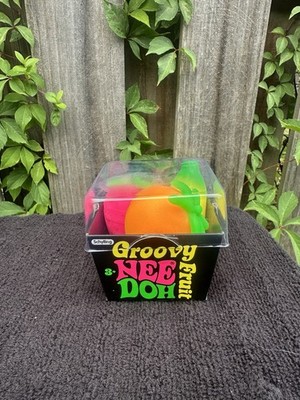Schylling NeeDoh Groovy Fruit Scented Multicolor Squeeze Ball Set