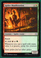 Spider Manifestation - Marvel's Spider-Man (SPM) #148 - Magic: The Gathering MTG