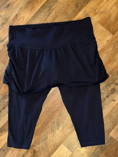 3x ATHLETA ELATION 2-in-1 Capri Skort blau TOP ZUSTAND
