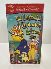 The Wacky Adventures of Ronald McDonald: The Legend of Grimace Island VHS 1999 