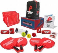 Pepper Pong Any Surface, Indoor or Outdoor Portable Paddle Sport 60-Sec Setup