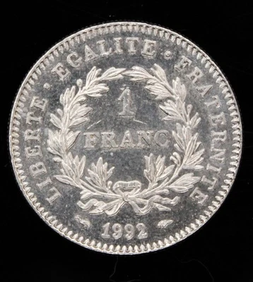 1 Franc 1992 République Française – Bicentenaire 1792-1992 - Bel état - Photo 1/3