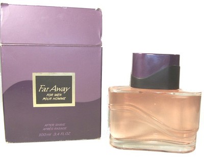 Avon Men's Far Away After Shave Cologne 3.4 oz Warm Oriental Sweet Boozy Tobacco