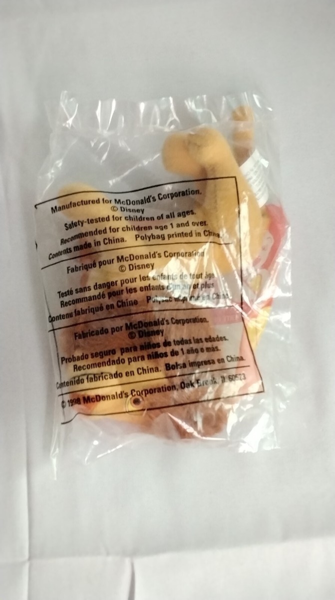 Vintage 1998 McDonalds LION KING II SIMBAS PRIDE HAPPY MEAL