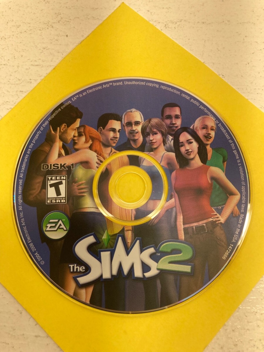 The Sims 2 PC Base Game Original 4 CD-ROM Disc Set Complete W