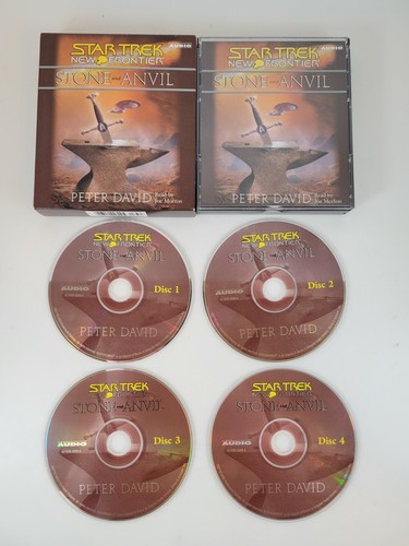 Star Trek New Frontier - Stone And Anvil - 4 CD Audiobook. FREE SHIPPING