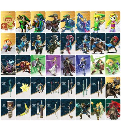 The Wild Amiibo Amiibo Cards Botw Zelda Botw Amiibo Cards Breath