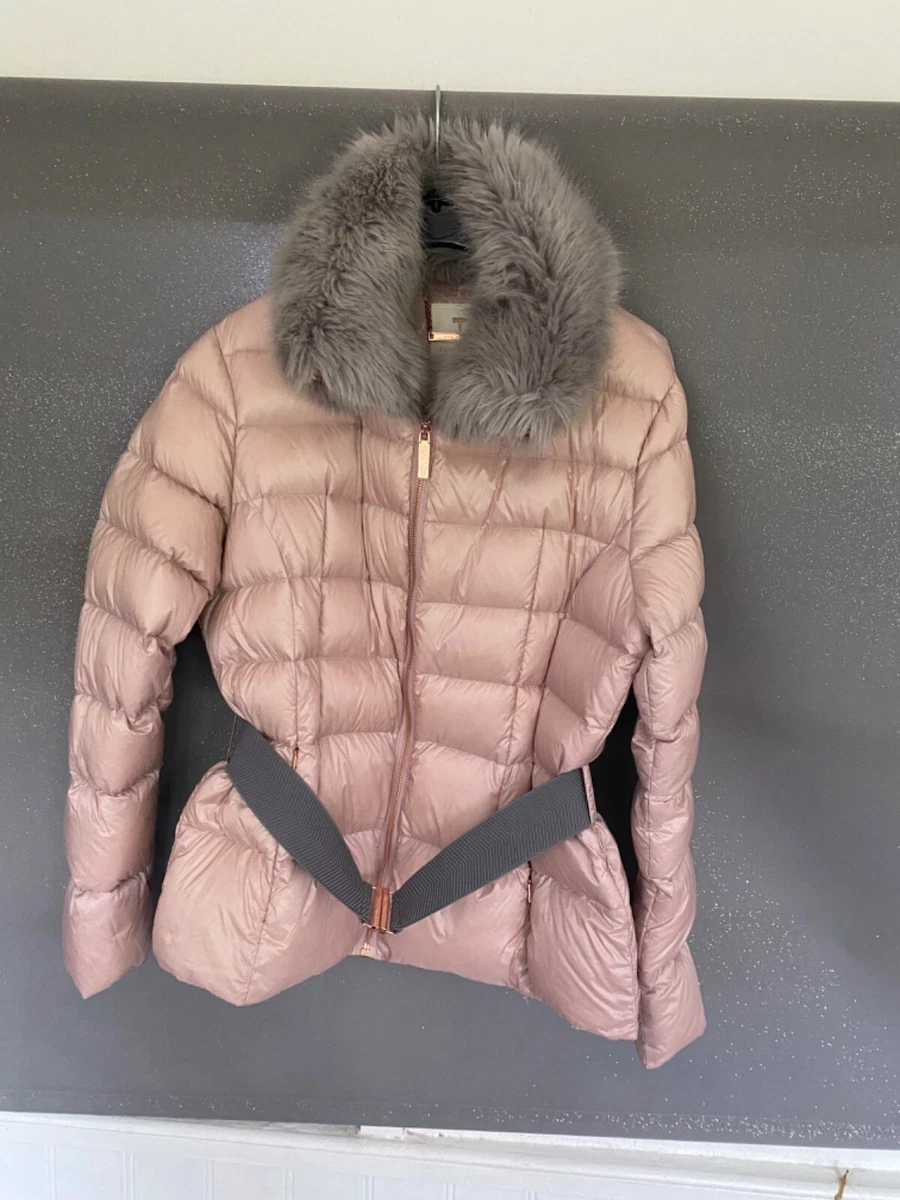 Ted baker clearance pink puffer jacket