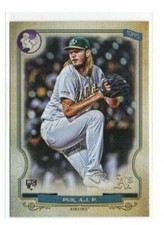 2020 Topps Gypsy Queen GQ Logo Swap OAKLAND ATHLETICS A.J. PUK Rookie RC
