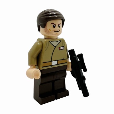 LEGO Star Wars Minifigur Resistance Officer Major Brance + Waffe / Blaster