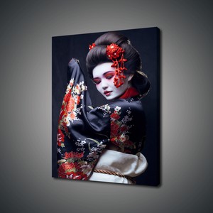 Beautiful Japanese Geisha In Kimono Canvas Print Wall Art Picture Photo Ebay