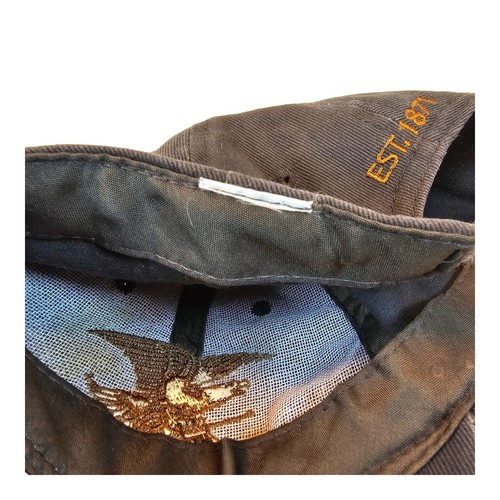 NRA Hat Cap Eagle Rifles Mason Templar Slate Gray Strapback Adjustable - Picture 8 of 8
