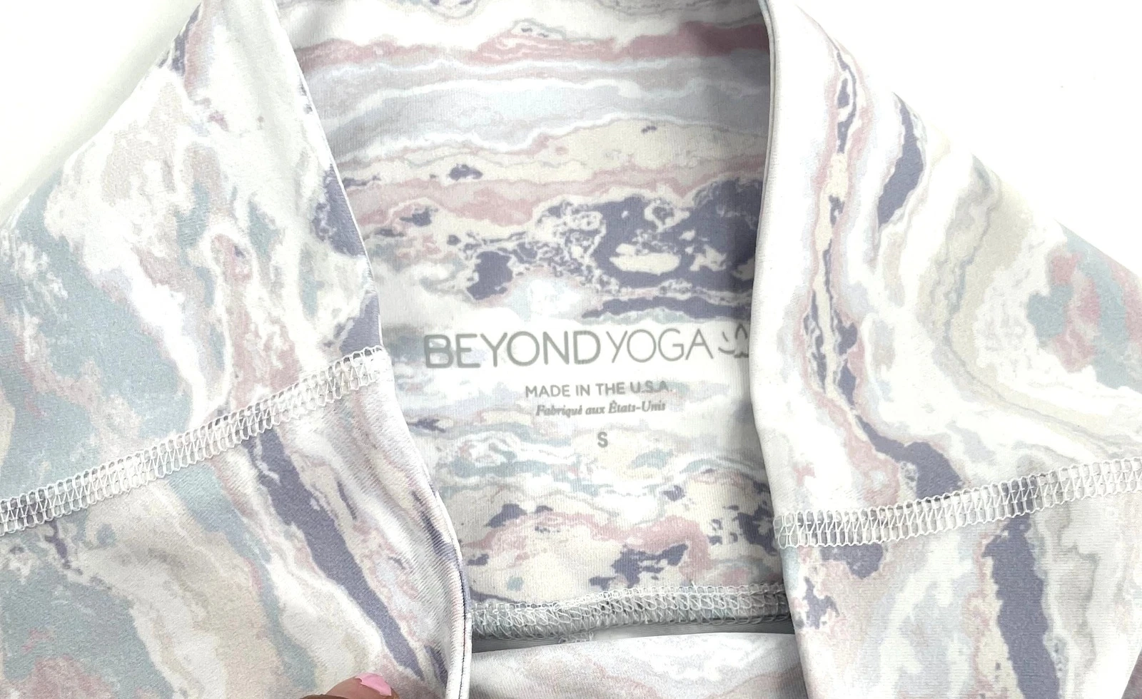 beyond-yoga olympus high waisted pastel waves leggings