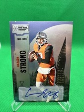 2022 SKYBOX METAL UNIVERSE CHAMPIONS SIGNATURE ROOKIE AUTO #89 CARSON STRONG