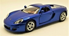 Kinsmart - 1:36 Scale Model Porsche Carrera GT Blue BBKT5081DBL