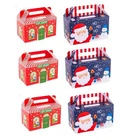 Christmas Treat Gift Box Kids Party Food Lunch Boxes Elf 3 Sweets Eve Present