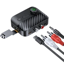 Bluetooth Transmitter Receiver Stereo AUX Adapter for TV/Car/PC/MP3 Audio Player