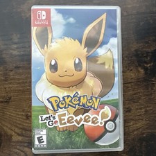 Replacement Case for Pokemon Let's Go Eevee Nintendo Switch Box Authentic