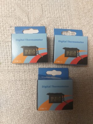 3 xTPM-10 T110 Digital Thermometer Temperature Meter with 1m Probe -50°C to 70°C
