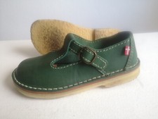 Damen Spangen Schuhe Loafers Mary Jane DUCKFEET Lolland Gr 39 grün Leder