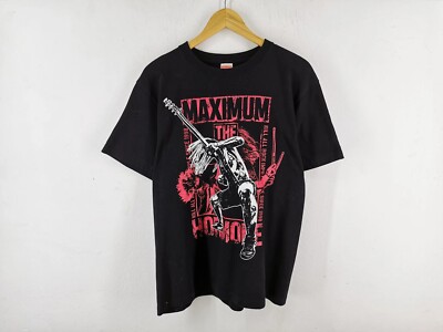 MAXIMUM THE HORMONE Tシャツ Sサイズ ブラック Maximum The Hormone Band Reprint basic black Unisex T shirt