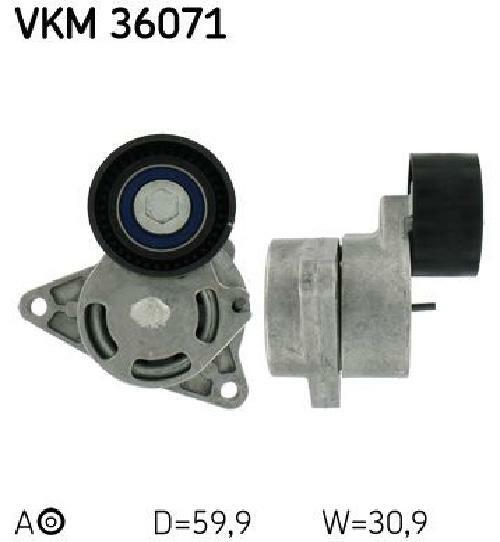 Original SKF Spannrolle Keilrippenriemen VKM 36071 FüR Nissan Opel Renault-image