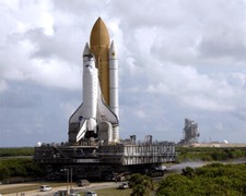 Space Shuttle Atlantis STS-129 Rollout to Launch Pad 39A Photo