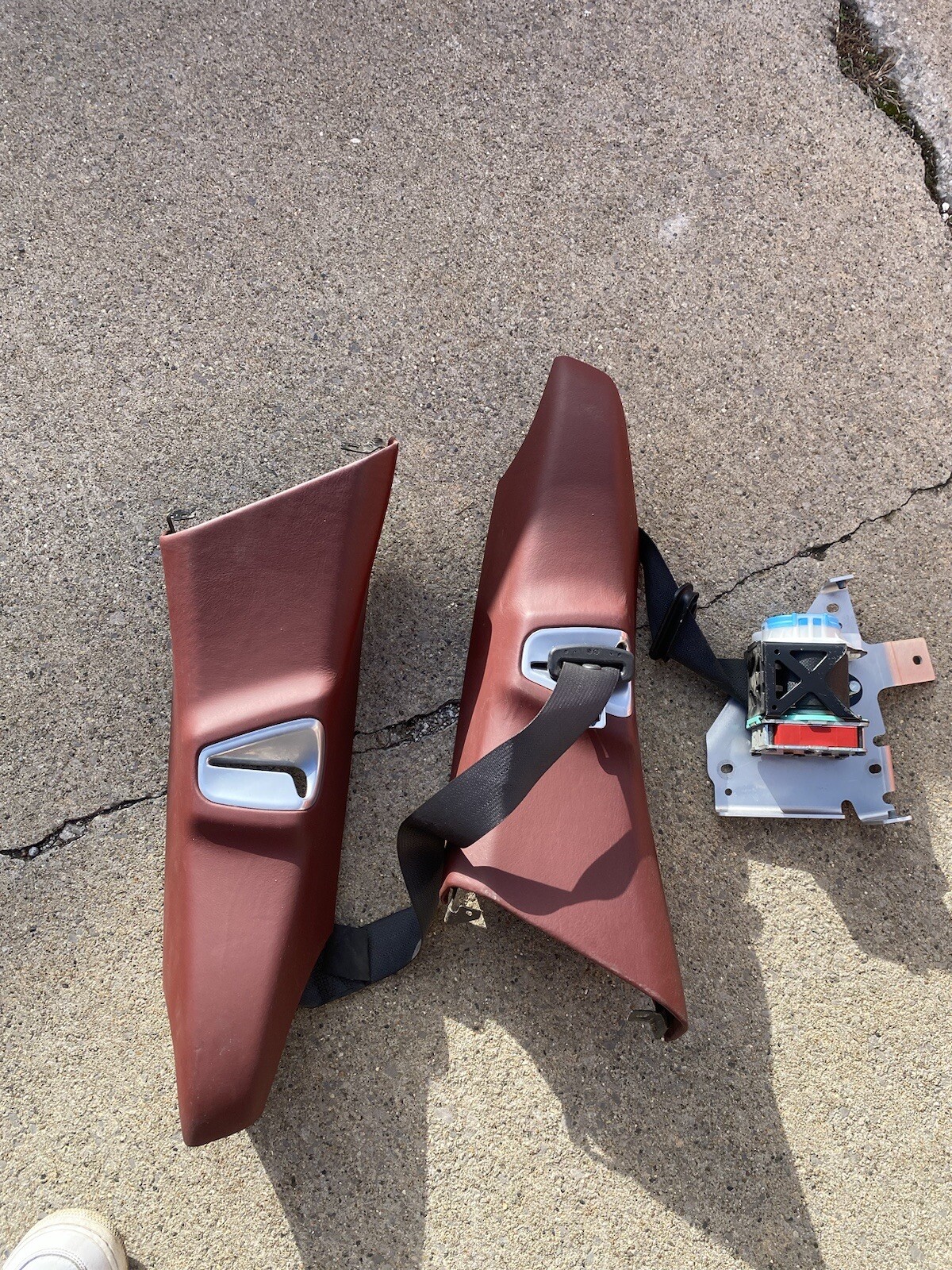 Left & Right Upper Center B Pillar Post Cover Trim Panel Aston Martin Rapide S