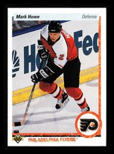Mark Howe 1990-91 Upper Deck Hockey NHL #261a Philadelphia Flyers