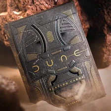Dune Luxury Gold Foil Playing Cards for Collectors and Movie Fans | Brand New