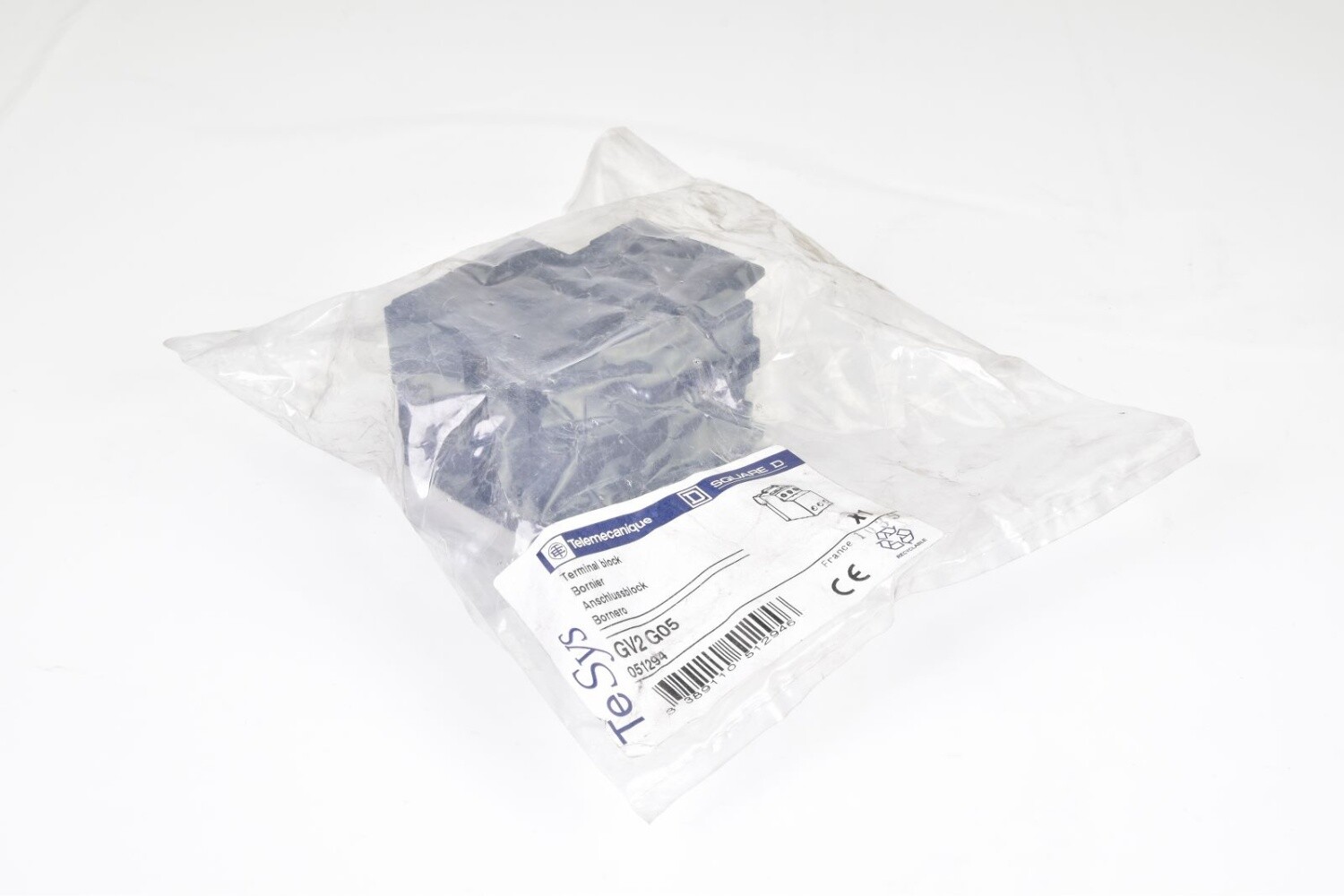 TELEMECANIQUE 051294, GV2 G05, Terminal block for busbars