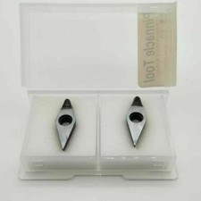 2 piezas VCGT160408 PCD diamante policristalino torno carburo inserto para aluminio