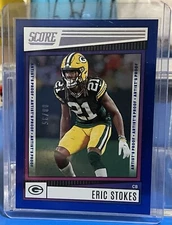 2022 SCORE ERIC STOKES BLUE ARTIST’S PROOF #99 08/35