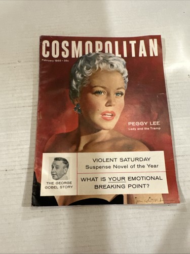 Cosmopolitan Magazine, April 1955, Peggy Lee The George Gobel Story