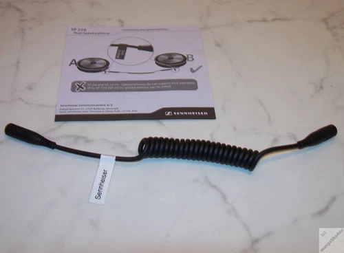 Sennheiser Dual Verbindungskabel SP 220 Speakerphone Videokonferenz f-f _z5