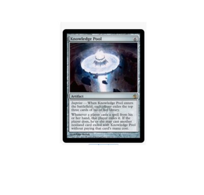 Knowledge Pool + 10 Random Rares MTG Magic the Gathering Xmas Gift Lot ...