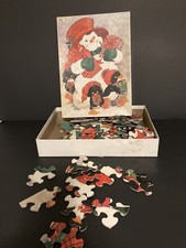 VTG Hallmark Springbox Christmas Happy the Snowman Children's Puzzle 100 lg pcs