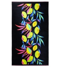 Tabitha Brown Lemon Beach Towel - NEW Black Target  BRIGHT COLORS
