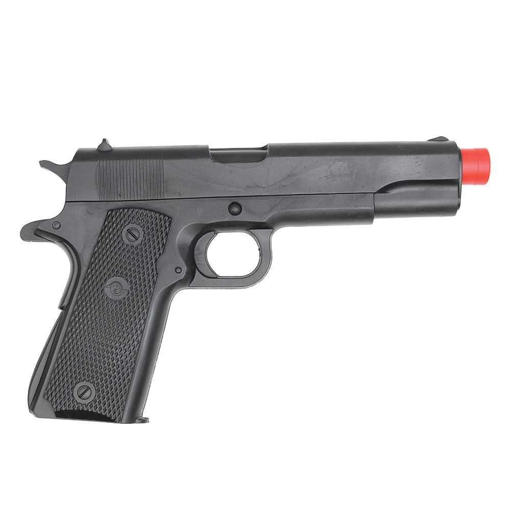 BLACK PRACTICE TRAINING GUN COLT M1911 POLYPROPYLENE PLASTIC | eBay