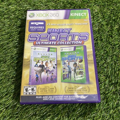 Xbox 360 Kinect Collection Kinect Sports -- Ultimate Collection (Microsoft Xbox 360, 2012 ...