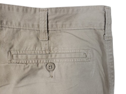 Faded Glory Mens Shorts 44 x 9 Regular Fit Flat Front Cargo Pockets Khaki Brown - Picture 7 of 8