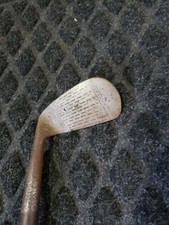 Hickory Golf Club Wm Gibson Kinghorn Scotland Long Face Mashie H29